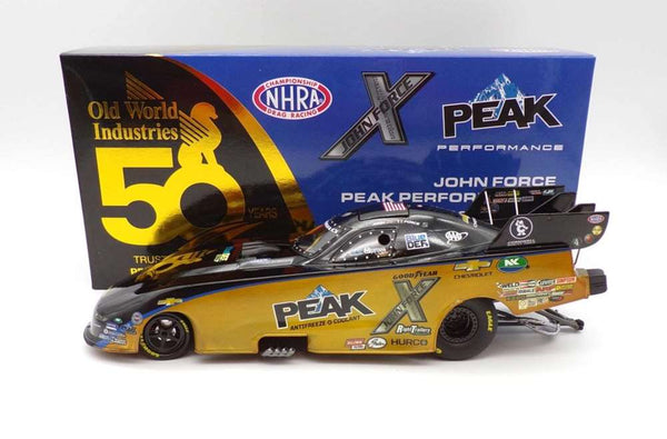 JOHN FORCE 2023 PEAK PERFORMANCE OLD WORLD INDUSTRIES 50th ANNIVERSARY EDITION 1:24 NHRA DIECAST FUNNY CAR - Auto World