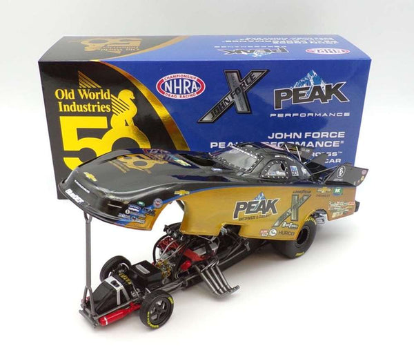 JOHN FORCE 2023 PEAK PERFORMANCE OLD WORLD INDUSTRIES 50th ANNIVERSARY EDITION 1:24 NHRA DIECAST FUNNY CAR - Auto World