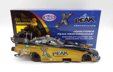 JOHN FORCE 2023 PEAK PERFORMANCE OLD WORLD INDUSTRIES 50th ANNIVERSARY EDITION 1:24 NHRA DIECAST FUNNY CAR - Auto World