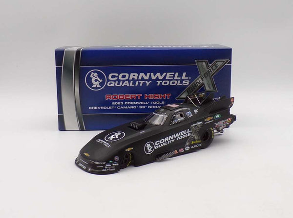 ROBERT HIGHT 2023 CORNWELL TOOLS 1:24 NHRA DIECAST BLACK FUNNY CAR - Auto World