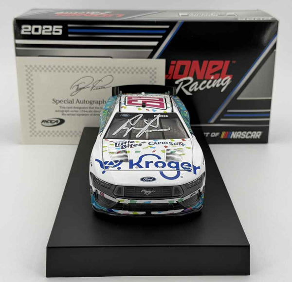 RYAN PREECE 2025 KROGER/LITTLE BITES/CAPRI SUN AUTOGRAPHED 1:24 NASCR DIECAST - FOIL NUMBER