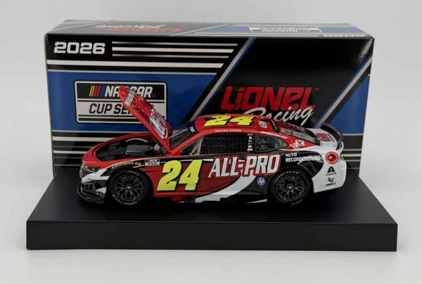 WILLIAM BYRON 2026 ALL-PRO 1:24 NASCAR DIECAST - Action Racing Collectables