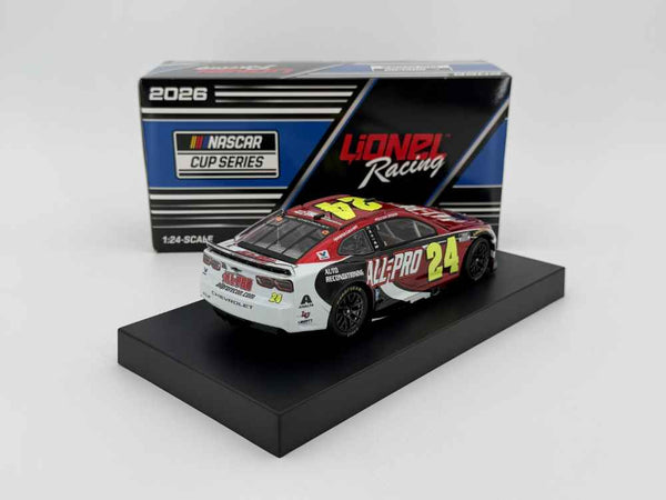 WILLIAM BYRON 2026 ALL PRO Liquid Color 1:24 NASCAR DIECAST
