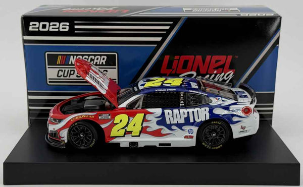 WILLIAM BYRON 2026 RAPTOR 1:24 NASCAR DIECAST - Action Racing Collectables