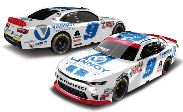 WILLIAM BYRON 2017 VANNOY CONSTRUCTION 1:24 NASCAR DIECAST - Action Racing Collectables