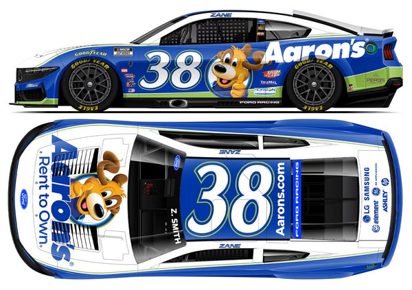 ZANE SMITH 2026 AARON'S LUCKY DOG 1:24 NASCAR Diecast