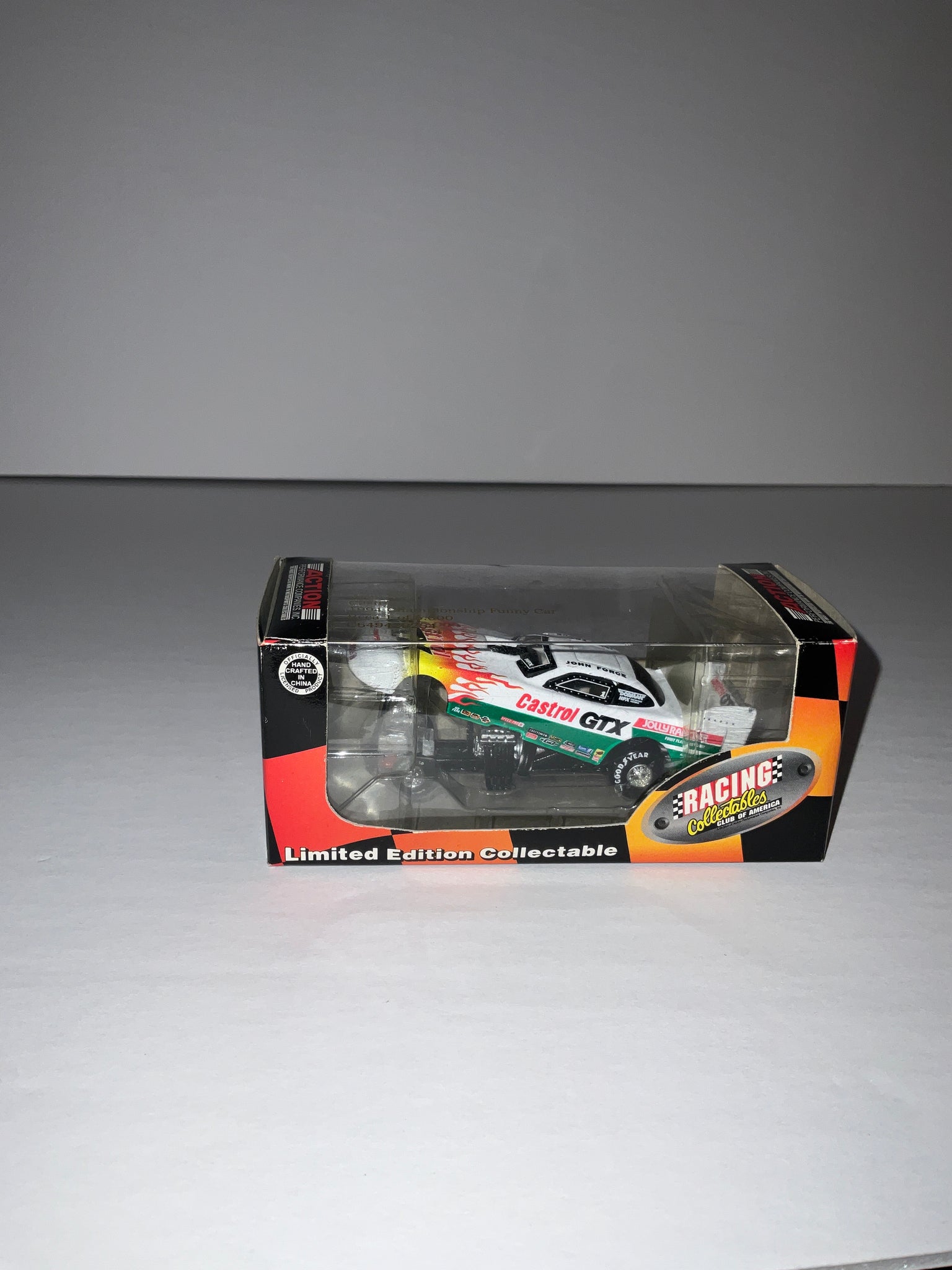 JOHN FORCE 1994 CASTROL CHAMPIONSHIP 1:64 NHRA DIECAST FUNNY CAR - Racing Collectables Club of America