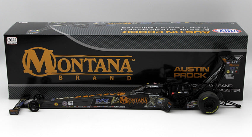 AUSTIN PROCK 2022 MONTANA BRAND DRAGSTER 1:24 NHRA DIECAST DRAGSTER - Auto World