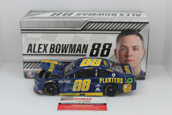 ALEX BOWMAN 2020 AUTOGRAPHED PLANTERS 1:24 NASCAR DIECAST