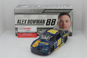 ALEX BOWMAN 2020 AUTOGRAPHED PLANTERS 1:24 NASCAR DIECAST