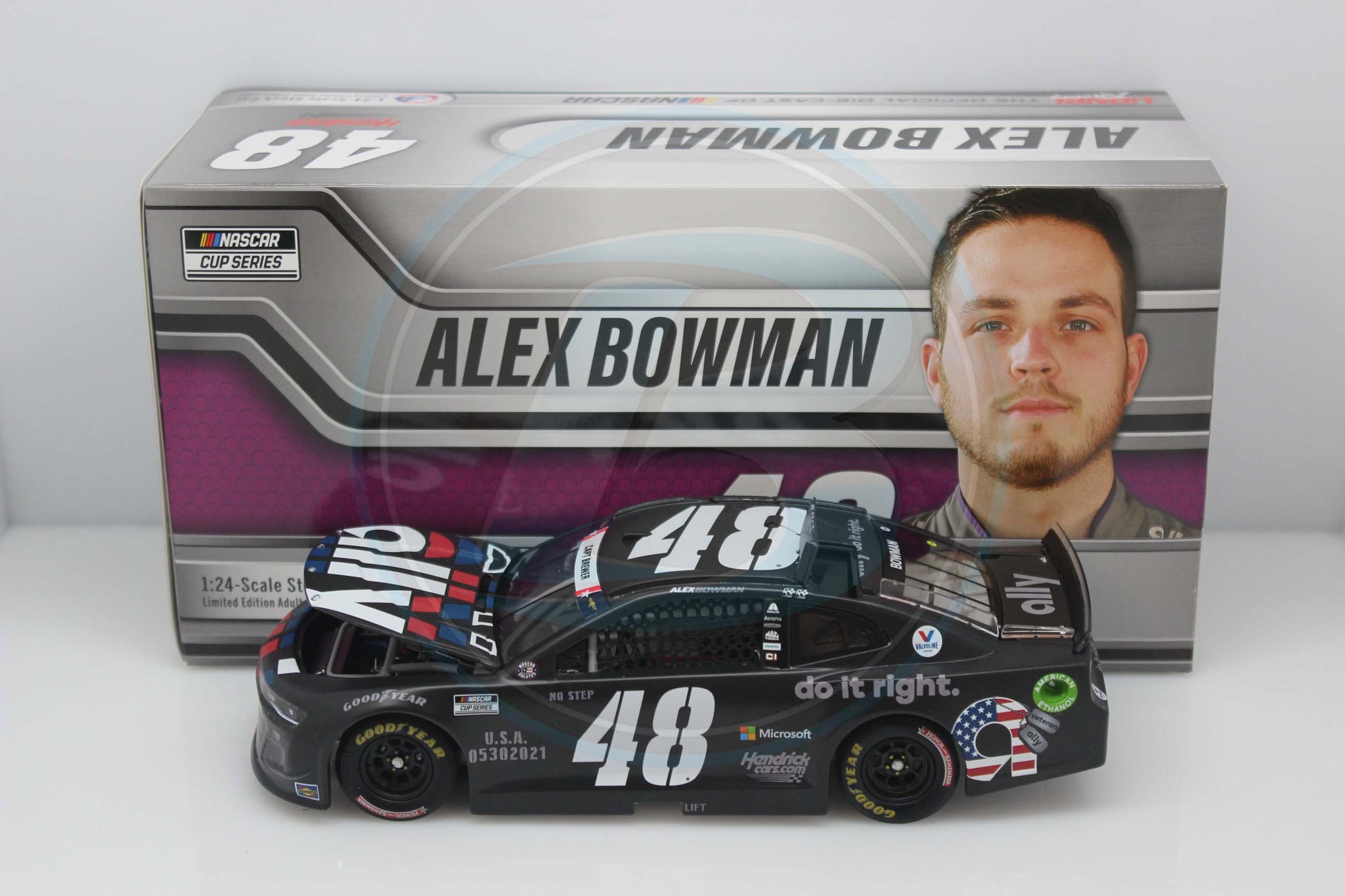 ALEX BOWMAN 2021 ALLY SALUTES 1:24 NASCAR DIECAST