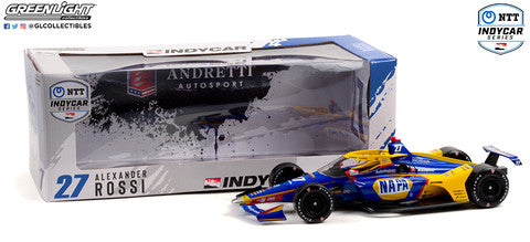 #27 ALEXANDER ROSSI/ANDRETTI AUTOSPORT 2021 NAPA 1:18 NTT INDYCAR DIECAST
