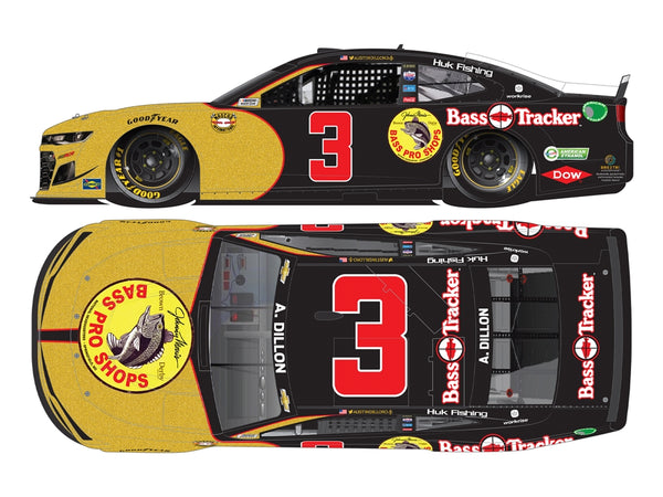 AUSTIN DILLON 2021 BASS PRO SHOP DARLINGTON THROWBACK 1:24 NASCAR DIECAST