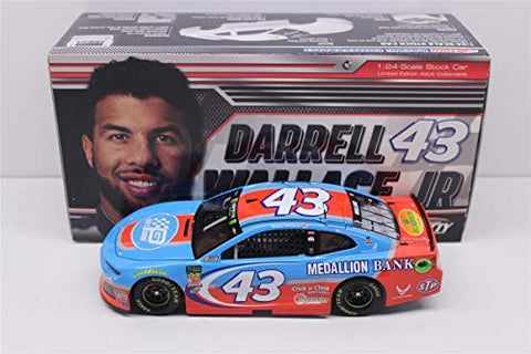 DARRELL "BUBBA" WALLACE 2018 PETTY'S GARAGE MEDALLION BANK 1:24 NASCAR DIECAST