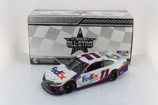 DENNY HAMLIN 2020 FEDEX GROUND ALL STAR LIGHT UP 1:24 NASCAR DIECAST