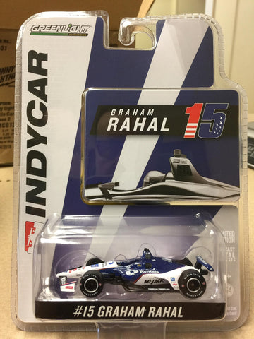 #15 GRAHAM RAHAL/RAHL, LETTERMAN, LANIGAN 2018 MI JACKS UNITED RENTALS 1:64 INDY DIECAST