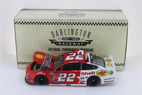 JOEY LOGANO 2020 SHELL PENNZOIL DARLINGTON THROWBACK 1:24 NASCAR DIECAST