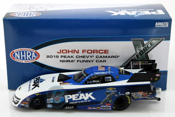 JOHN FORCE 2019 PEAK FUNNY CAR 1:24 NHRA DIECAST