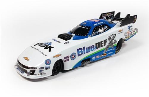 JOHN FORCE 2020 BLUE DEF PEAK FUNNY CAR 1:24 NHRA DIECAST