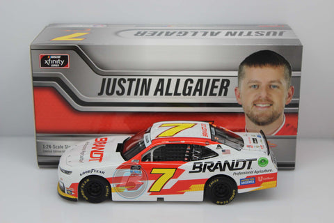 JUSTIN ALLGAIER 2021 BRANDT WHITE 1:24 NASCAR DIECAST