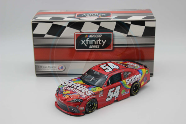 KYLE BUSCH 2021 SKITTLES GUMMIES COTA  XFINITY SERIES WIN 1:24 NASCAR DIECAST