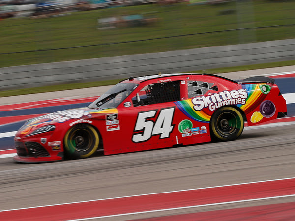 KYLE BUSCH 2021 SKITTLES GUMMIES COTA  XFINITY SERIES WIN 1:24 NASCAR DIECAST