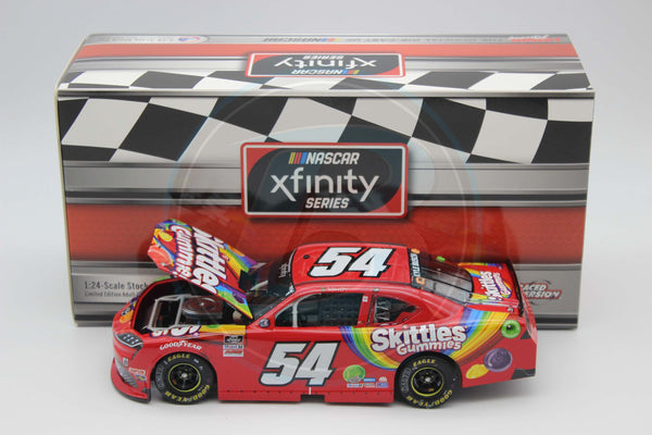 KYLE BUSCH 2021 SKITTLES GUMMIES COTA  XFINITY SERIES WIN 1:24 NASCAR DIECAST