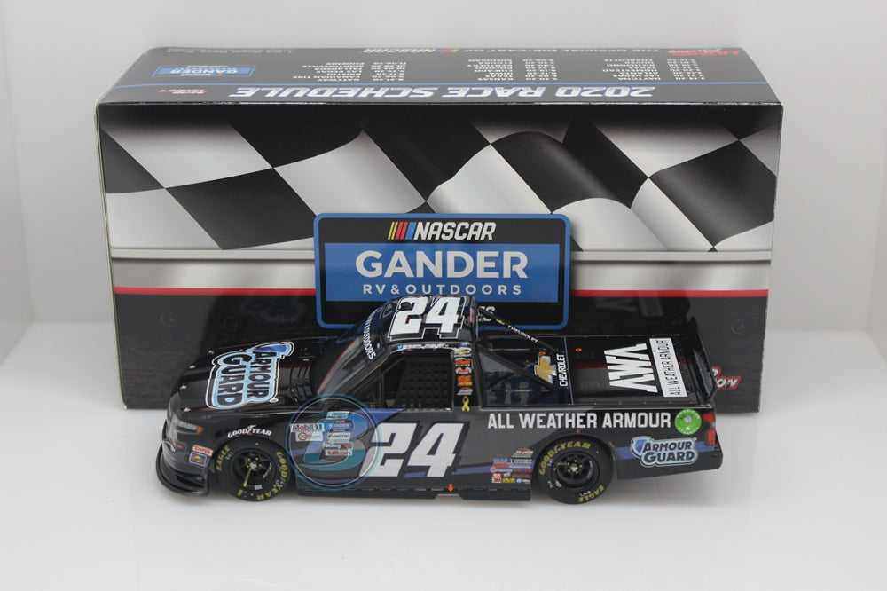 SAM MAYER 2020 ARMOUR GUARD BRISTOL WIN 1:24 NASCAR TRUCK DIECAST - Action Racing Collectables