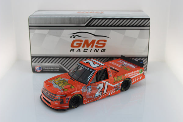 ZANE SMITH 2020 MICHAEL ROBERTS CONTRUCTION 1:24 NASCAR TRUCK DIECAST