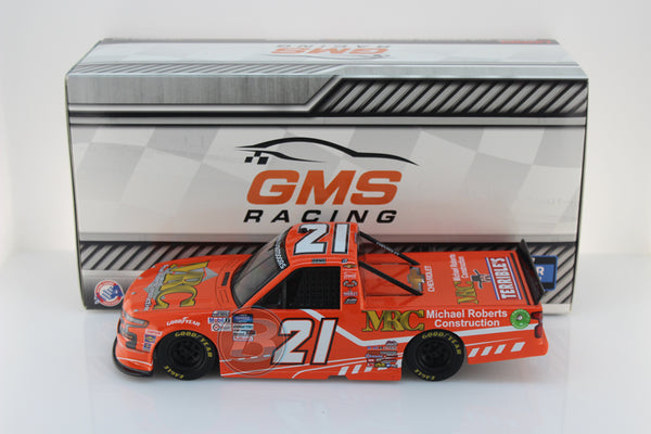 ZANE SMITH 2020 MICHAEL ROBERTS CONTRUCTION 1:24 NASCAR TRUCK DIECAST